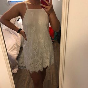 White lace dress
